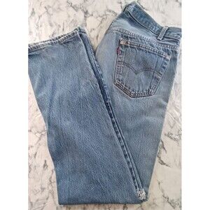 Vtg Levi’s 501 Button Fly Jeans 34x35‎ Distressed